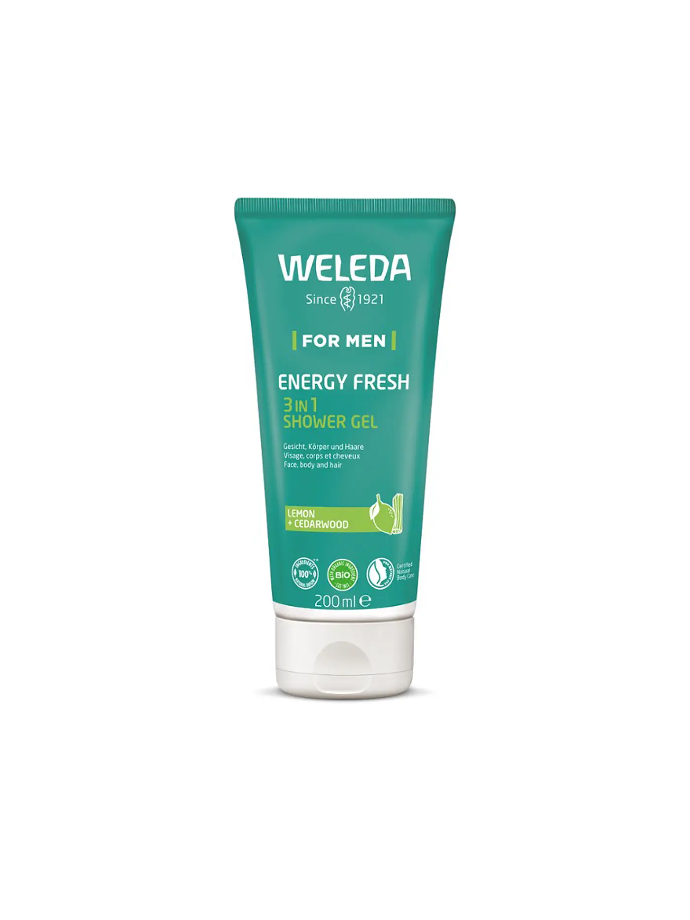 WELEDA | FOR MEN Energy Fresh 3in1 Duschgel 200ml | 